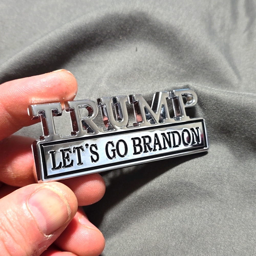 metal Trump Car Truck SUV Golf Cart Emblem for Fenders Trunk Tailgate